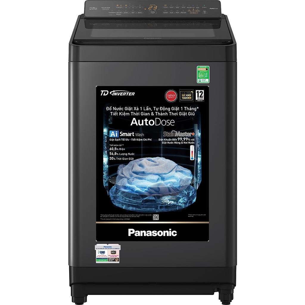 Máy giặt inverter 11,5 kg Panasonic NA-FD115W3BV