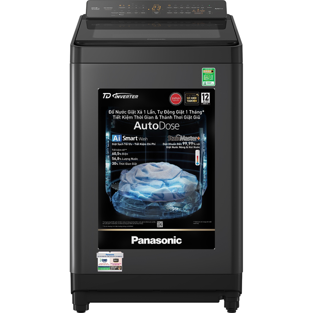 Máy giặt Panasonic Inverter 10.5 kg NA-FD105W3BV