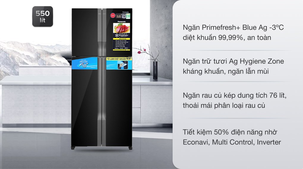 Tủ lạnh Panasonic NR-DZ601VGKV