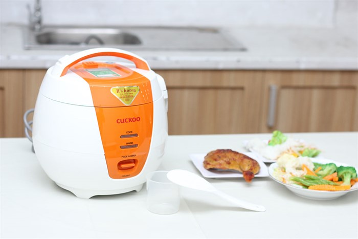 Nồi cơm điện 1.0 lít Cuckoo CR0661 cam