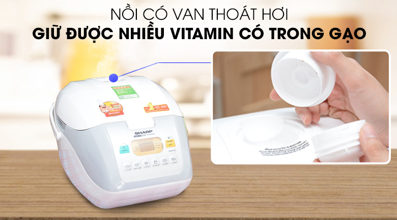 Nồi cơm điện Sharp KS-COM18V