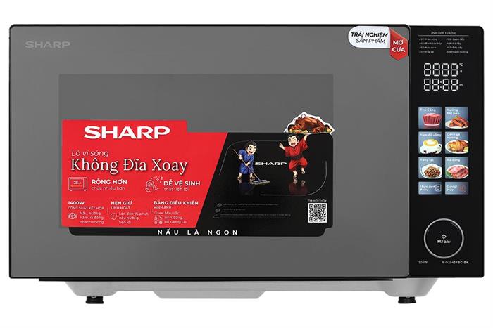 Lò vi sóng có nướng Sharp R-G2545FBC-BK 25 lít