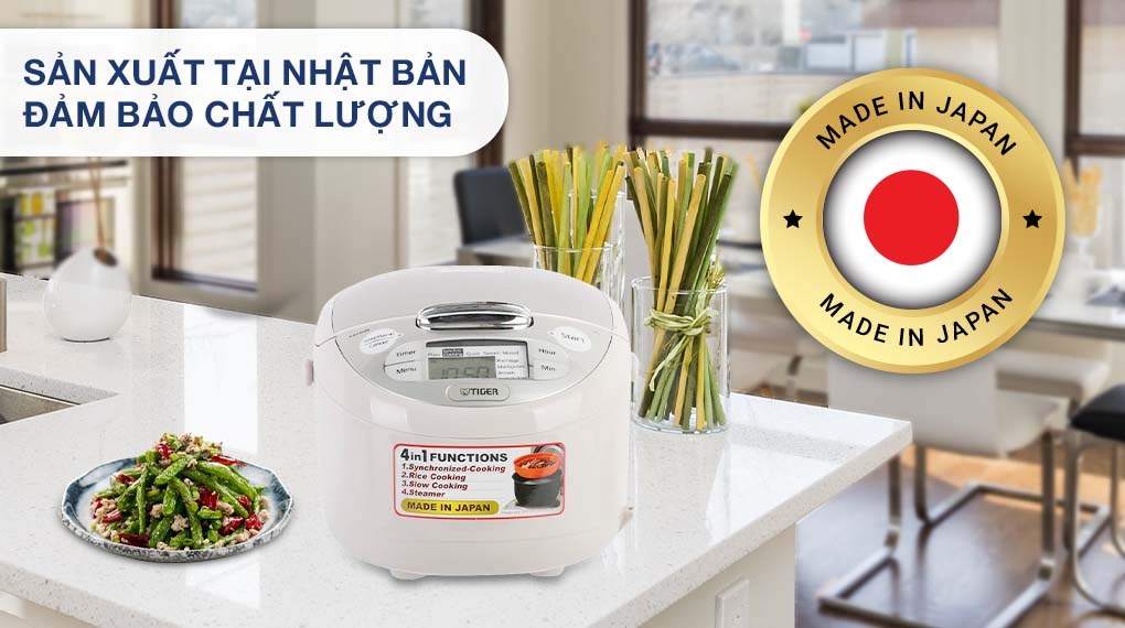 Nồi cơm điện tử Tiger 1.8 lít JAX-S18W