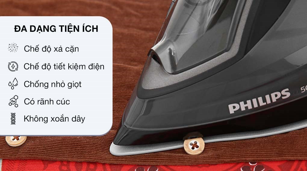 Bàn ủi hơi nước Philips GC7933/30