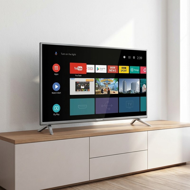 Góc nhìn nghiêng sắc nét của Tivi Panasonic 55 inch