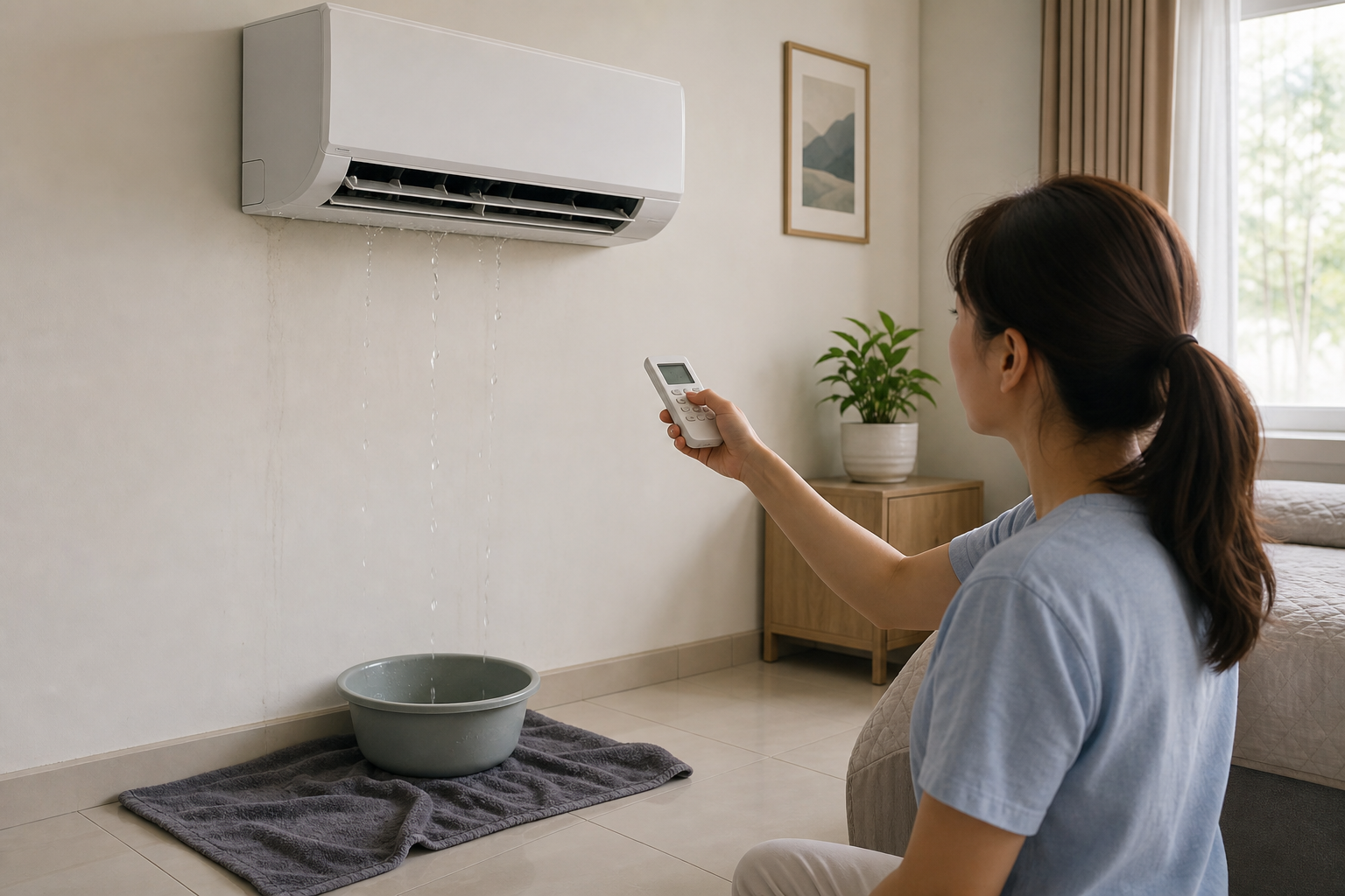 Máy lạnh chảy nước cần được đối chiếu với không gian và thói quen sử dụng thật