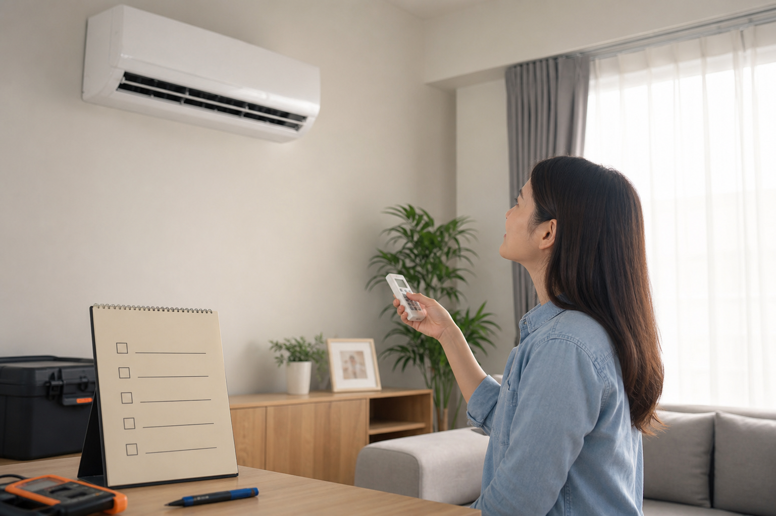 Lỗi thường gặp trên máy lạnh cần được đối chiếu với không gian và thói quen sử dụng thật