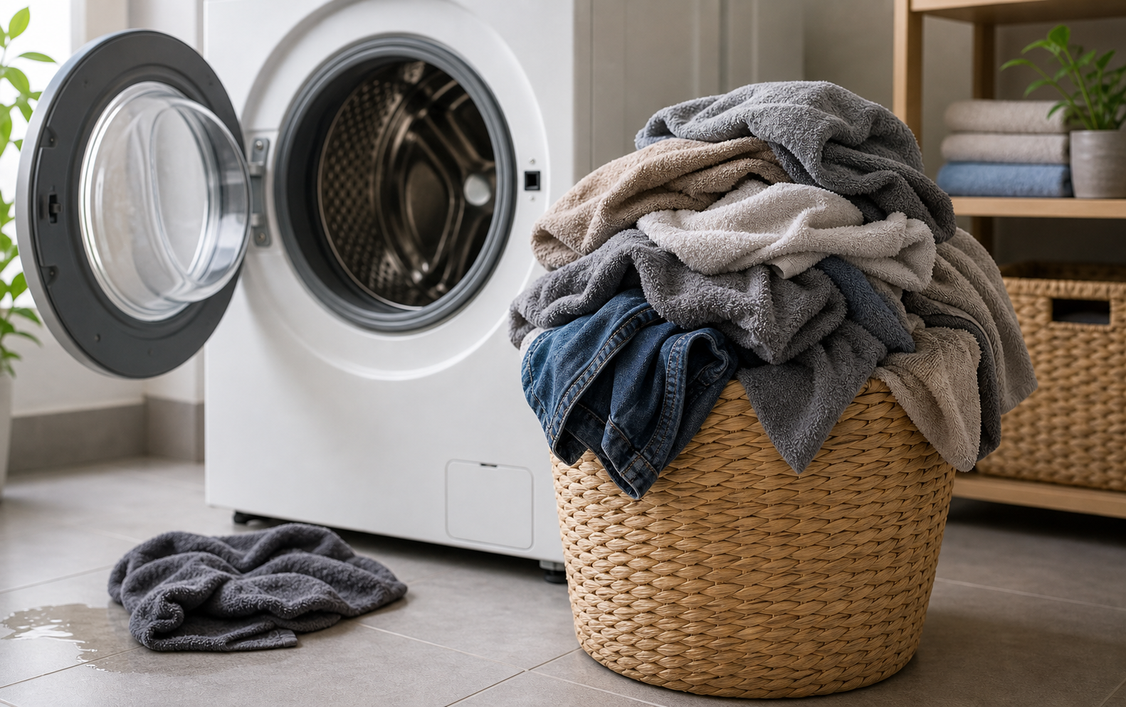 Kiểm tra các điều kiện quanh máy giặt rung lắc giúp tránh mua dư hoặc mua thiếu